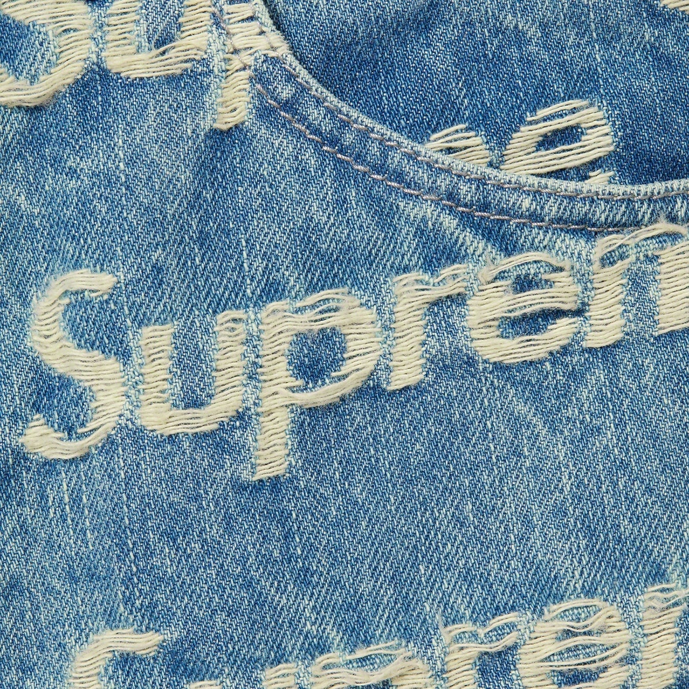 Frayed Logos Regular Jean view 5